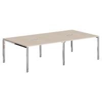 Конференц стол XGSCT 2714.1 Бук Тиара/Нержавеющая сталь 2720х1406х750 XTEN GLOSS Конференц стол XGSCT 2714.1 Бук Тиара/Нержавеющая сталь 2720х1406х750 XTEN GLOSS