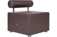 Мягкое кресло без подлокотников M1-1D Экокожа Art-Vision 140 (темно-коричневая)