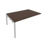 Стол приставной для стола переговоров Metal System Style БП.ППРГ-5 дуб наварра