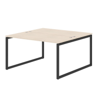 Стол 2-х местный XTEN-Q, 140х140, Бук Тиара/Антрацит Стол 2-х местный XTEN-Q, 140х140, Бук Тиара/Антрацит