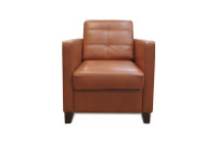 Мягкое кресло Этна Экокожа Экотекс 3012 (коричневая)