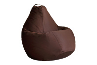 Бескаркасное кресло Мешок Груша 2XL 5001931 Ткань Фьюжн коричневая