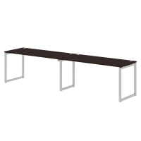 Стол 2-х местный XTEN-Q, 160х70, Легно темный/Алюминий Стол 2-х местный XTEN-Q, 160х70, Легно темный/Алюминий