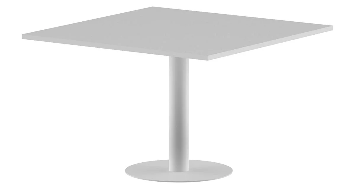 Конференц стол ПРГ-6 Белый/Белый 1200х1200