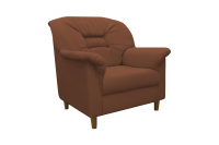 Мягкое кресло Етси ets-k Экокожа Экотекс 3012 (коричневая)