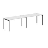 Стол 2-х местный XWST 2870 Белый/Антрацит 2800х700х750 XTEN-S