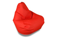 Бескаркасное кресло Мешок Груша 2XL 5011431 Экокожа красная