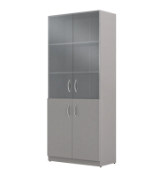 Шкаф комбинированный SIMPLE, серый