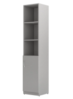 Шкаф-стеллаж правый SIMPLE, серый