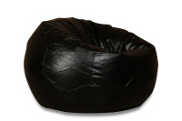 Бескаркасное кресло Мяч 2611101 Экокожа черная