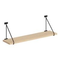 Полка с полкодержателями SH4-BAR Легно светлый 660х166х209 COFFEE