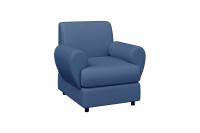 Мягкое кресло Матрикс М1-2 Экокожа Oregon 03 (синяя)