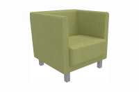 Мягкое кресло Атланта М-01 Рогожка Kiton 08 (зеленая)