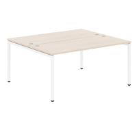 Стол 2-х местный XWST 1614 Бук Тиара/Белый 1600х1400х750 XTEN-S Стол 2-х местный XWST 1614 Бук Тиара/Белый 1600х1400х750 XTEN-S