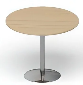 Стол для переговоров LAVORO 90х90 см, акация/алюминий