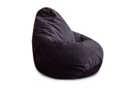 Бескаркасное кресло Мешок Груша 3XL 5012741 Ткань Микровельвет темно-серый
