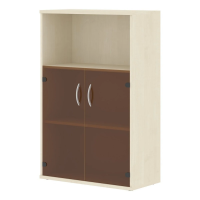 Шкаф средний со стеклом IMAGO, Клен Шкаф средний со стеклом IMAGO, Клен