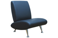 Мягкое кресло Клерк 7 kle7-k-bl Экокожа Экотекс 3001 (черная)