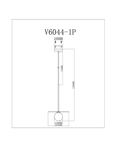 Подвесной светильник Moderli V6044-1P Scrumbel