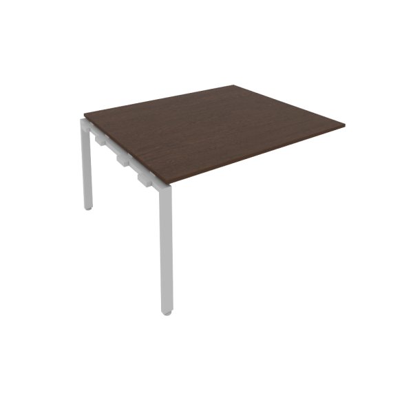 Стол приставной для стола переговоров Metal System Style БП.ППРГ-3 дуб наварра