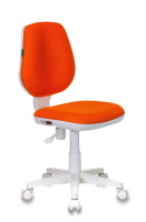 Кресло детское Бюрократ CH-W213/TW-96-1 оранжевый TW-96-1 (пластик белый)