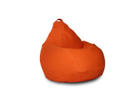Бескаркасное кресло Мешок Груша 3XL 5002241 Ткань Фьюжн оранжевая