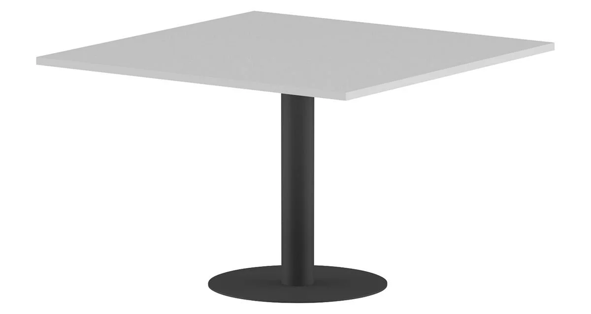 Конференц стол ПРГ-6 Белый/Антрацит 1200х1200