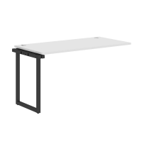 Стол промежуточный XTEN-Q, 140х140, Белый/Антрацит Стол промежуточный XTEN-Q, 140х140, Белый/Антрацит