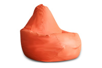 Бескаркасное кресло Мешок Груша 3XL 5010841 Экокожа оранжевая