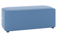 Пуф двухместный M4-2P Экокожа Oregon 3 (синяя)