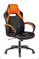 Кресло игровое Бюрократ VIKING 2 AERO ORANGE черный/оранжевый искусст.кожа/ткань