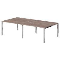 Стол 4-х местный XTEN GLOSS 280х140, Дуб Сонома/Нержавеющая сталь Стол 4-х местный XTEN GLOSS 280х140, Дуб Сонома/Нержавеющая сталь
