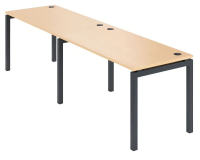 Бенч-система АРГО 280х73 см, бук/антрацит Бенч-система АРГО 280х73 см, бук/антрацит