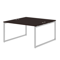 Стол 2-х местный XTEN-Q, 140х140, Легно темный/Алюминий Стол 2-х местный XTEN-Q, 140х140, Легно темный/Алюминий