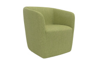 Мягкое кресло Ингрид С-12 Рогожка Kiton 08 (зеленая)