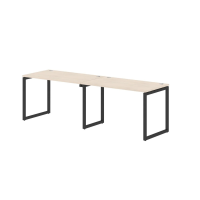 Стол 2-х местный XTEN-Q, 240х70, Бук Тиара/Антрацит Стол 2-х местный XTEN-Q, 240х70, Бук Тиара/Антрацит