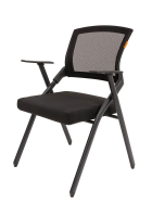 Офисное кресло CHAIRMAN NEXX, ткань стандарт/сетчатый акрил, черный