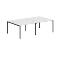 Стол 4-х местный XWST 2414 Белый/Антрацит 2400х1406х750 XTEN-S