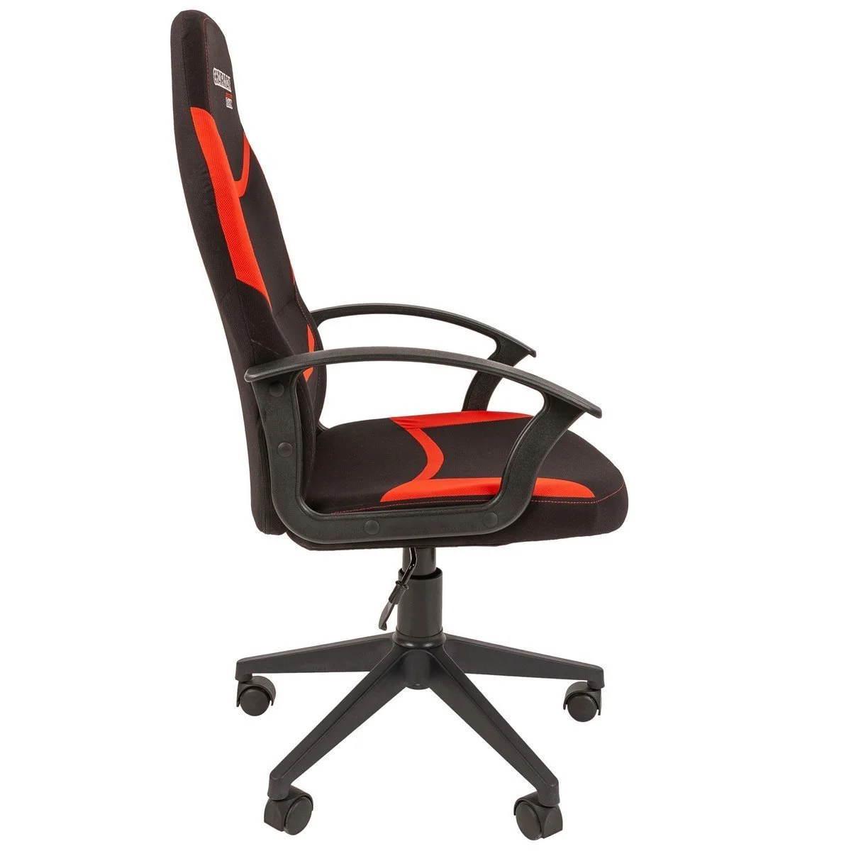 Геймерское компьютерное кресло CHAIRMAN GAME 9 NEW, ткань, черный/красный