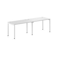 Стол 2-х местный XWST 2470 Белый/Белый 2400х700х750 XTEN-S