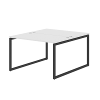 Стол 2-х местный XTEN-Q, 120х140, Белый/Антрацит