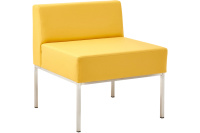 Мягкое кресло без подлокотников M3-1D Экокожа Oregon 8 (желтая)