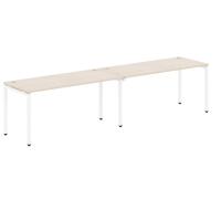 Стол 2-х местный XWST 3270 Бук Тиара/Белый 3200х700х750 XTEN-S