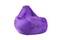 Бескаркасное кресло Мешок Груша XL 5000621 Ткань Оксфорд фиолетовая