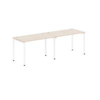 Стол 2-х местный XWST 2470 Бук Тиара/Белый 2400х700х750 XTEN-S Стол 2-х местный XWST 2470 Бук Тиара/Белый 2400х700х750 XTEN-S