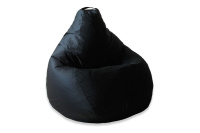 Бескаркасное кресло Мешок Груша 2XL 5002131 Ткань Фьюжн черная