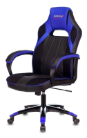 Геймерское кресло VIKING 2 AERO, экокожа/ткань, черный/синий