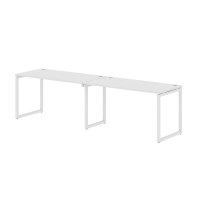 Стол 2-х местный XTEN-Q, 280х70, Белый/Белый Стол 2-х местный XTEN-Q, 280х70, Белый/Белый