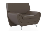 Мягкое кресло Орион Экокожа Oregon 26 (коричневая)