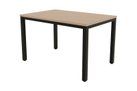 Стол обеденный Lanch 21LANCH.002 New mokko/Черный металл